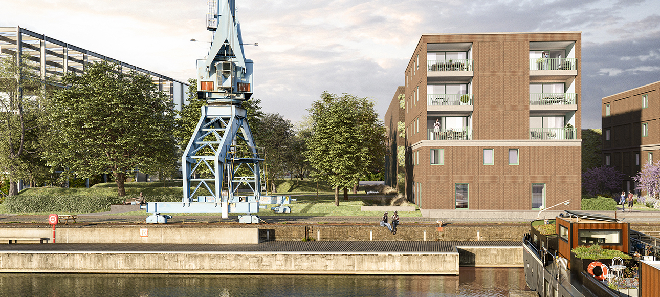 15 Betaalbare Woningen Aan Nieuwe Dokken Nu Te Huur In Plaats Van Te ...